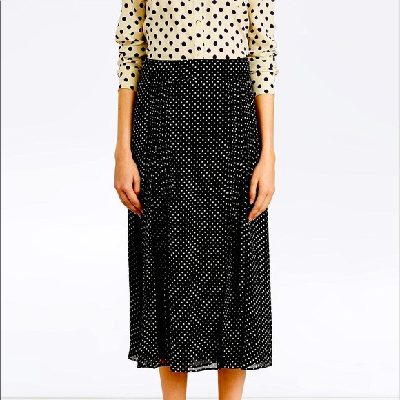 BURBERRY Silk Midi Length Skirt Size M | US 8 - Picture 4 of 15